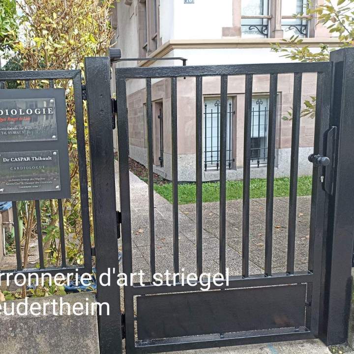 fabrication et pose de portail en fer Strasbourg